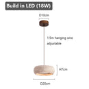 LED Pendant Light: Yellow Cave Stone Wabi Sabi Style Bedside Retro Cream Fixture by Ljojo