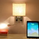 Ljojo LED Wall Lamps with Switch USB Reading Lights for Modern Home Decor