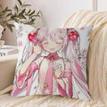 Ljojo 40*40 Hatsune Miku Pillow Cover Set for Stylish Bed Decor