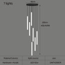 Large Staircase Chandelier LED Long Lamp for Home Hotel Hall Suspension Ljojo Chandelier Lighting