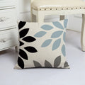 Blue Arrow Geometric Petal Linen Pillowcase by Ljojo