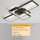LED Ceiling Light Rectangular Nordic Living Room Lamp Simple Modern Atmosphere Ljojo