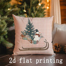 Christmas Pillow Covers by Ljojo: Festive Pattern Cushion Cover for Sofa, Bedroom, Car
