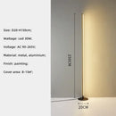 LED Floor Lamp Black Aluminum Modern Rectangular Bedroom Living Room Lighting Ljojo