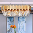Ljojo Luxury Crystal Chandelier Pendant Light for Living Room and Dining Room