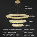 Crystal Living Room Chandelier: Modern Luxurious Dining Lamp by Ljojo