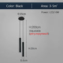 Ljojo LED Tube Pendant Light for Hotel Restaurant Bar Counter