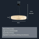 Ljojo Luxury Glass Chandelier for Elegant Living & Dining Spaces
