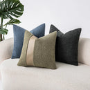 Faux Leather Textured Accent Pillow Cover in 9 Colors by Ljojo