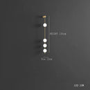 Cream Bubble LED Metal Glass Wall Lamp Nordic Stylish Bedroom Bar Light Ljojo