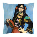 Ljojo Matisse Portrait Art Printed Cushion Cover 45X45cm