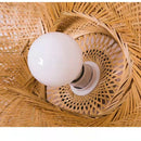 Chines Style Bamboo Woven Chandelier Tea Room LED Lighting by Ljojo