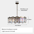 LED Chandelier Long For Dining Table Decor Bar Luxury Lampen Home Decor Pendant Lamp - Ljojo