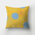 Blue Elk Geometric Pillow Case Cover by Ljojo - Fresh Animal Print Home Decoration