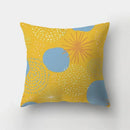 Blue Elk Geometric Pillow Case Cover by Ljojo - Fresh Animal Print Home Decoration