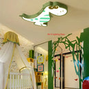 Dinosaur Children's Ceiling Lamp Intelligent Control LED Modern Bedroom Lighting by Ljojo