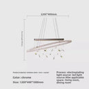 Light Luxury Crystal Butterfly Pendant Living Room Lamp Designer Tea Room Dining Bedroom - Ljojo