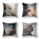 Ljojo Marble Pattern Cushion Cover Set for Home Decor