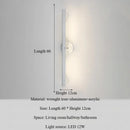 Modern Minimalist LED Bathroom Wall Light Rotating Design Elegant for Dressing Table Corridor Home Decor