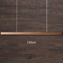 Ljojo Minimalist Walnut Wood Chandelier Pendant Light for Home Room Decoration