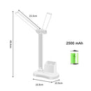 Ljojo LED Desk Lamp Dimmable Night Light USB Rechargeable Foldable Table Lamp