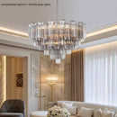 Gray Murano Glass Pendant Chandelier for Dining Bedroom Living Room by Ljojo