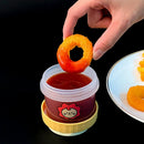 Ljojo 100ml Leak-proof Sauce Cup with Lid - Portable Reusable Salad Dressing Container