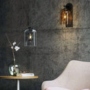 Ljojo Luxury Glass Wall Lamp: Nordic Style Double Art Light for Bedroom Decor