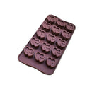 Ljojo 15-Hole Silicone Chocolate Mold: Creative Jelly Candy Cake Ice Grid Baking Mould