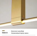 Ljojo 120cm Long Ceiling Lamps - Gold, Black, White Options