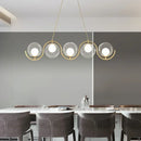 Nordic Bubble Waves LED Pendant Light Cream Chandelier for Home Decor by Ljojo