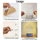 LED Heart Night Light - USB Romantic Desk Lamp for Proposal, Wedding, Mother's Day, Father's Day by Ljojo