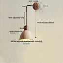 Ljojo LED Wall Lamp Pull Chain Switch Nordic Modern Stair Light