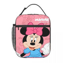 Ljojo Minnie Mouse Lunch Bag: Insulated Food Storage Cooler Box for Picnic