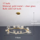 Circular Ring LED Pendant Lights Chandelier for Living Room - Modern Minimalist Luxury by Ljojo