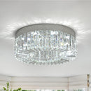 Crystal Ceiling Lamp Modern Chandelier LED Light Fixture by Ljojo for Bedroom Living Room.