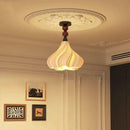 French Antique LED Wrought Iron Pendant Light for Restaurant Living Room by Ljojo