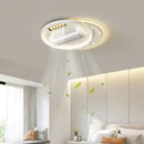 Nordic Quiet Electric LED Ceiling Fan with Remote Control for Dining and Living Room by Ljojo