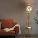 Ljojo Luxury Moon LED Floor Lamp - Nordic Minimalist Creative Art Desk Lamp