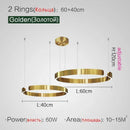Nordic Designer Pendant Light: Round LED Chandelier for Dining Room by Ljojo