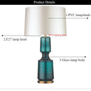 Glass Art Desk Lamp Modern Minimalist Living Room Lighting by Ljojo