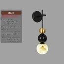 Ljojo Long Rod Marble Wall Lamp for Postmodern Indoor Lighting