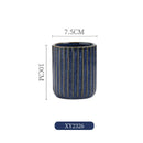 Ljojo™ Ceramic Flower Vase: European Light Luxury Home Decor Mini Hydroponic Ornament