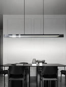 Nordic Linear Led Chandelier for Dining Room | Modern Strip Hanging Light by Ljojo