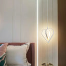 LED Pendant Lights: Modern Nordic Heart-shaped Chandelier for Bedroom & Living Room by Ljojo