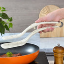 Ljojo 2-in-1 Egg Flipper Spatula Tongs - Non-Stick Silicone Grip & Flip Tool