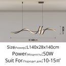 Modern Minimalist LED Chandelier Pendant Light for Dining Room | Ljojo