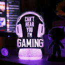 3D Gaming Enthusiast USB Night Light by Ljojo - Glow-in-the-Dark Creative Desktop Decor