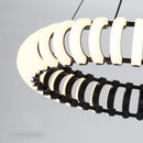 Nordic Minimalist Black White LED Pendant Lights for Home Decor by Ljojo