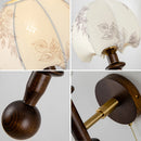 Ljojo French Retro Wood Wall Lamp | Stylish Indoor Lighting for Living Room and Bedroom
